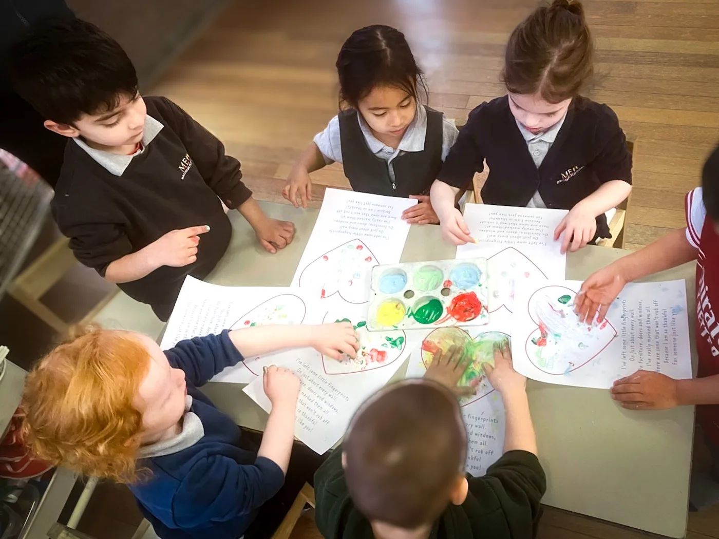 Children learning at ME Montessori Nursery